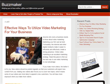 Tablet Screenshot of buzzmaker.ro